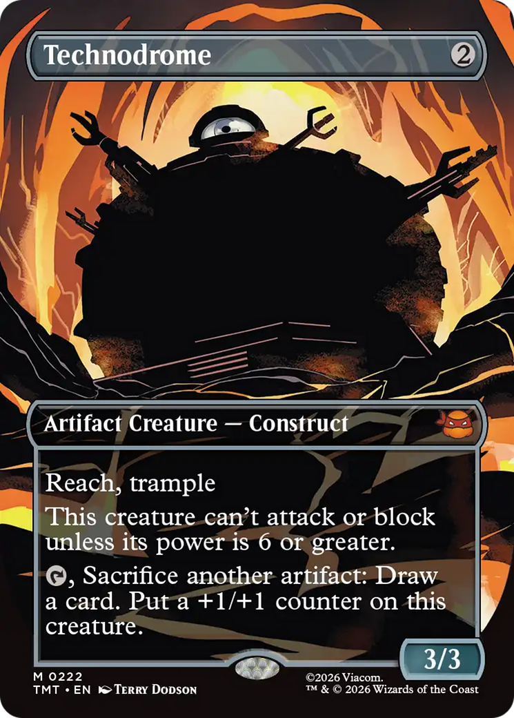 Technodrome (Borderless) [Teenage Mutant Ninja Turtles] | Black Swamp Games