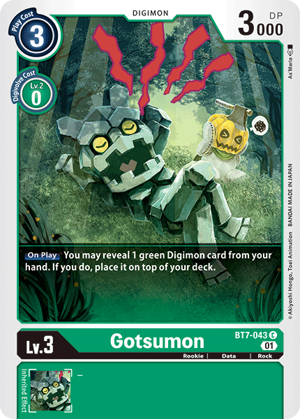 Gotsumon [BT7-043] [Next Adventure] | Black Swamp Games