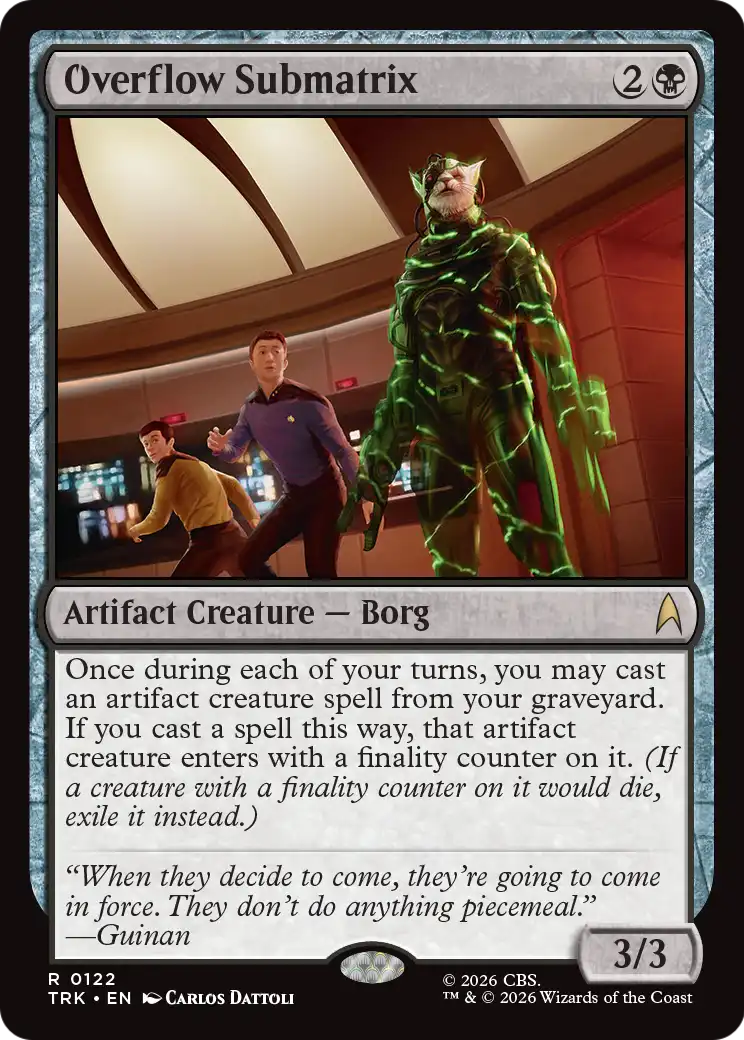Overflow Submatrix [Star Trek] | Black Swamp Games