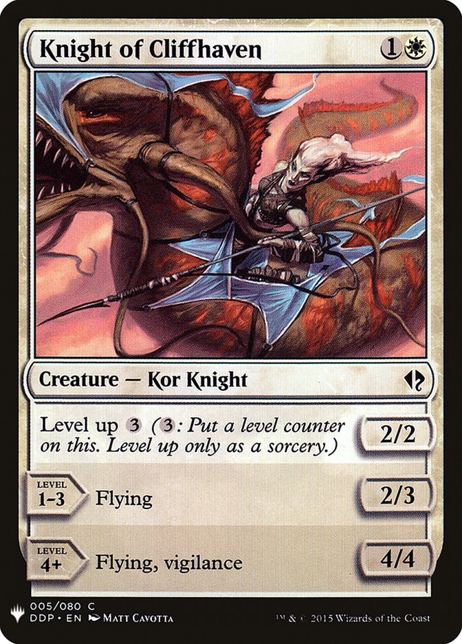 Knight of Cliffhaven [Mystery Booster] | Black Swamp Games