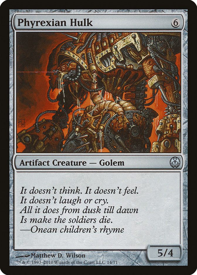 Phyrexian Hulk [Duel Decks: Phyrexia vs. the Coalition] | Black Swamp Games