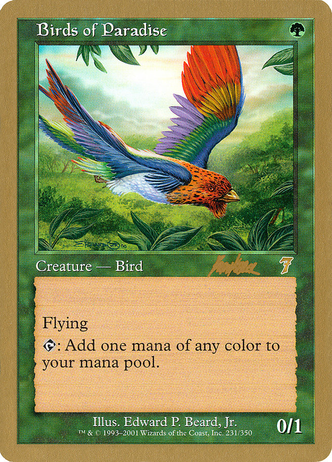 Birds of Paradise (Brian Kibler) [World Championship Decks 2002] | Black Swamp Games