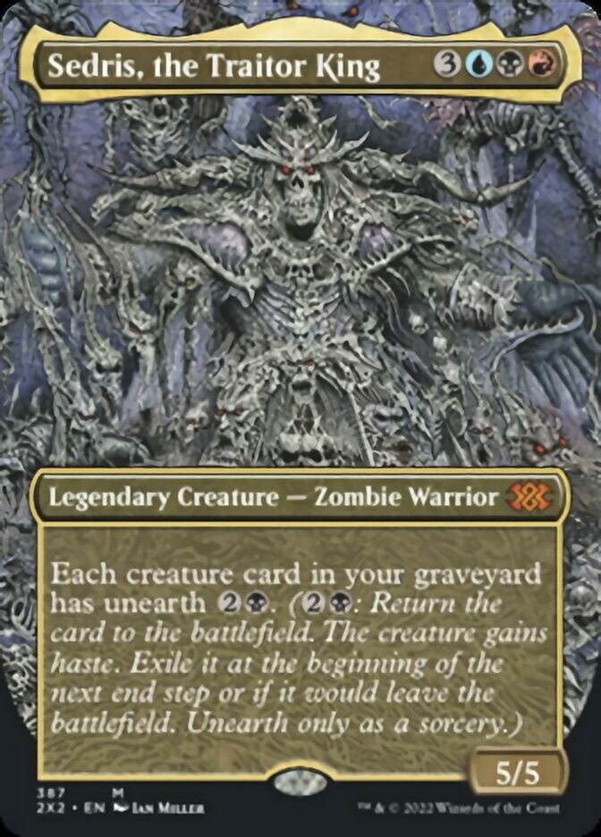 Sedris, the Traitor King (Borderless Alternate Art) [Double Masters 2022] | Black Swamp Games