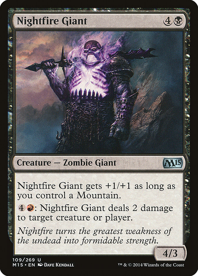 Nightfire Giant [Magic 2015] | Black Swamp Games