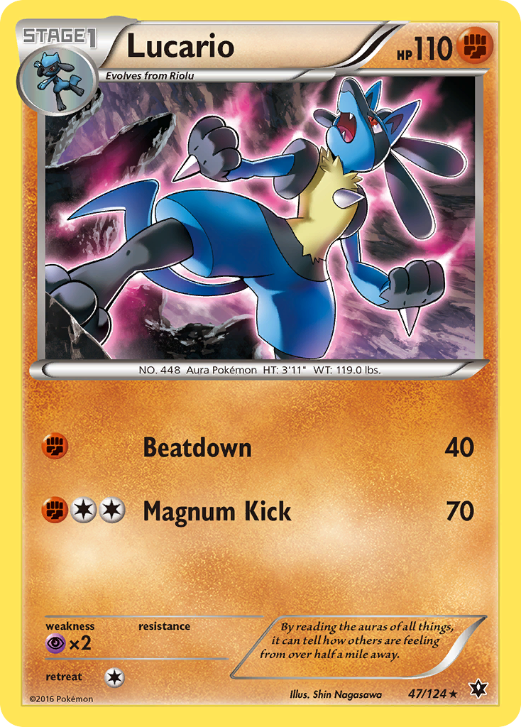 Lucario (47/124) [XY: Fates Collide] | Black Swamp Games