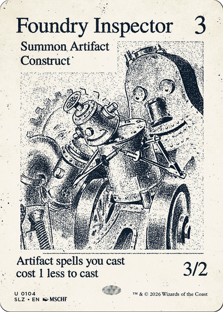 Foundry Inspector (0104) [Secret Lair x MSCHF: The Zeta Set] | Black Swamp Games
