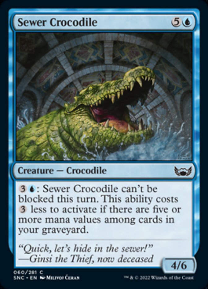 Sewer Crocodile [Streets of New Capenna] | Black Swamp Games