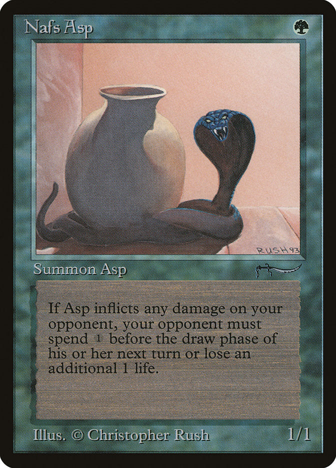 Nafs Asp (Dark Mana Cost) [Arabian Nights] | Black Swamp Games
