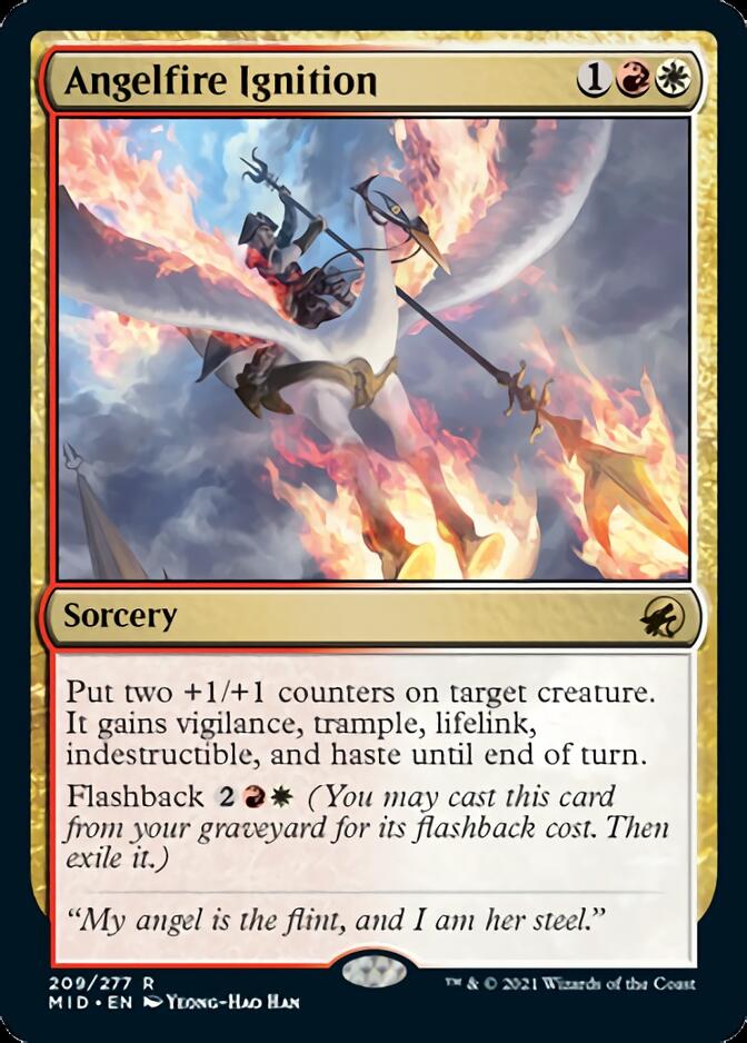Angelfire Ignition [Innistrad: Midnight Hunt] | Black Swamp Games