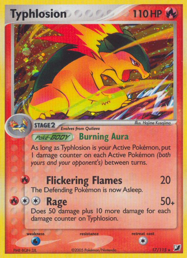 Typhlosion (17/115) [EX: Unseen Forces] | Black Swamp Games