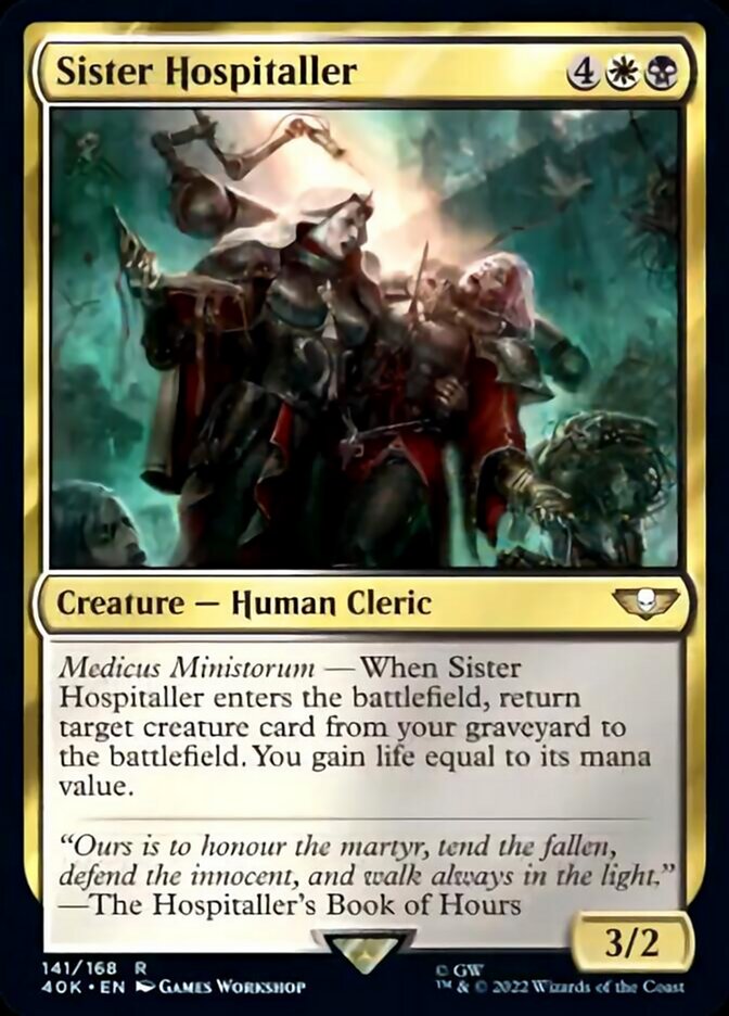Sister Hospitaller [Warhammer 40,000] | Black Swamp Games