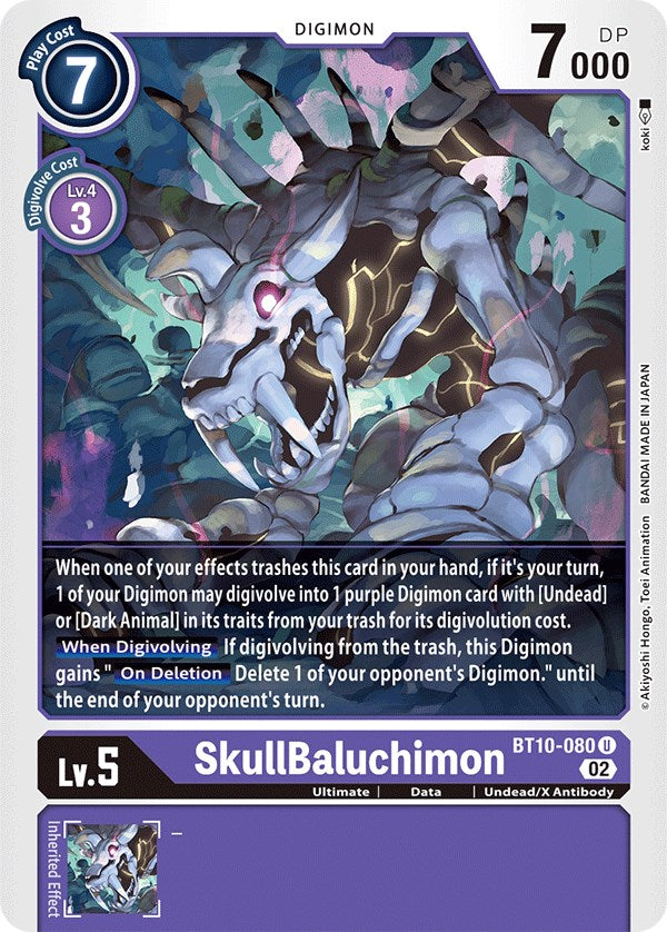 SkullBaluchimon [BT10-080] [Xros Encounter] | Black Swamp Games