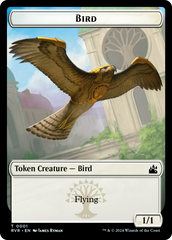 Bird // Rhino Double-Sided Token [Ravnica Remastered Tokens] | Black Swamp Games