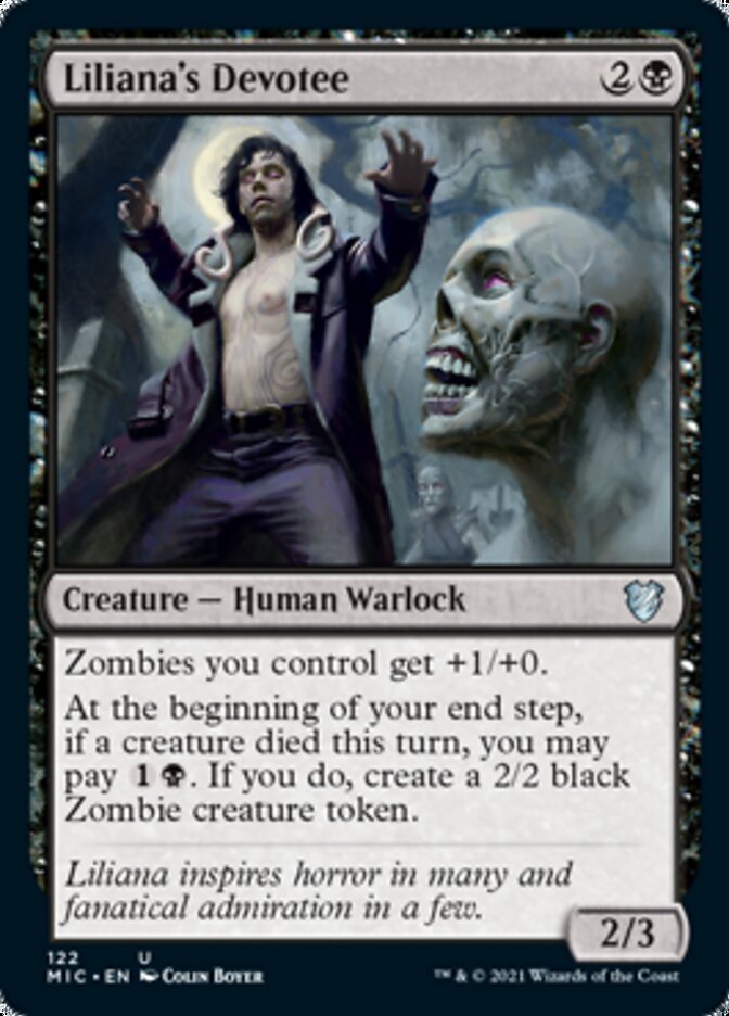 Liliana's Devotee [Innistrad: Midnight Hunt Commander] | Black Swamp Games