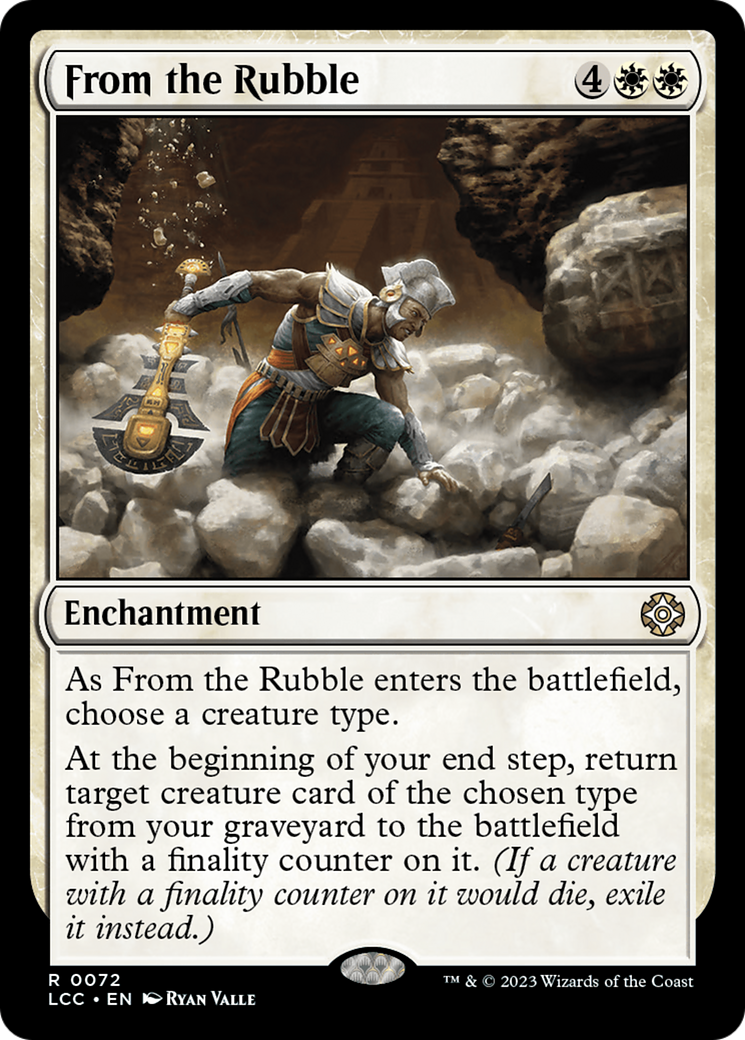 From the Rubble [The Lost Caverns of Ixalan Commander] | Black Swamp Games