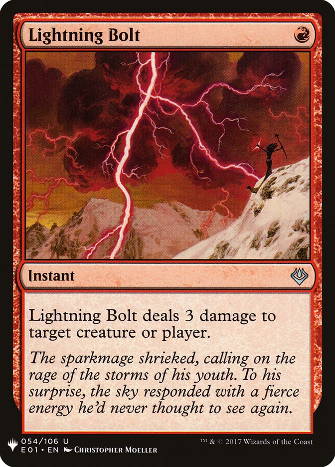Lightning Bolt [Mystery Booster] | Black Swamp Games
