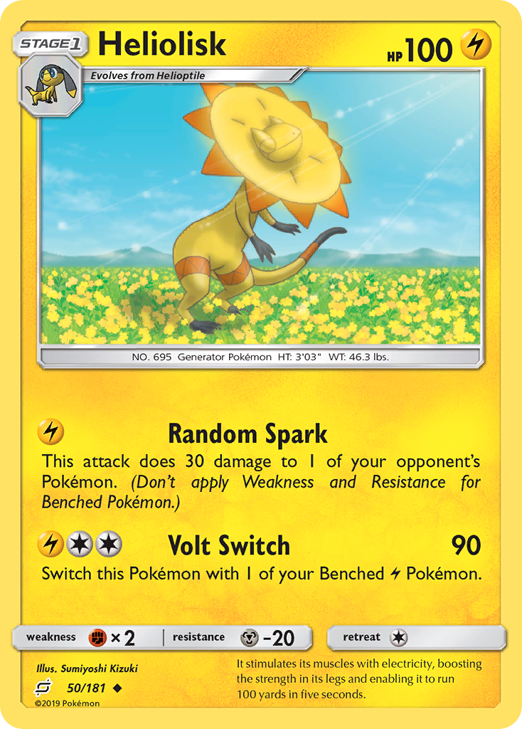 Heliolisk (50/181) [Sun & Moon: Team Up] | Black Swamp Games