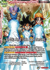 Son Goku // Son Goku, Pan, and Trunks, Space Adventurers (BT17-001) [Ultimate Squad] | Black Swamp Games