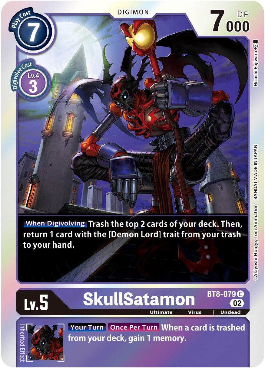 SkullSatamon [BT8-079] (Alternate Art) [Starter Deck: Beelzemon Advanced Deck Set] | Black Swamp Games