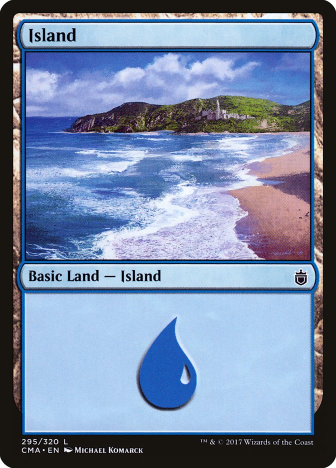 Island (295) [Commander Anthology] | Black Swamp Games