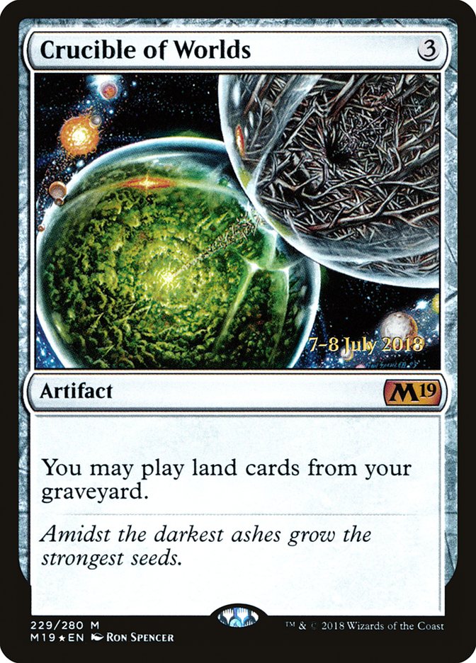 Crucible of Worlds [Core Set 2019 Prerelease Promos] | Black Swamp Games