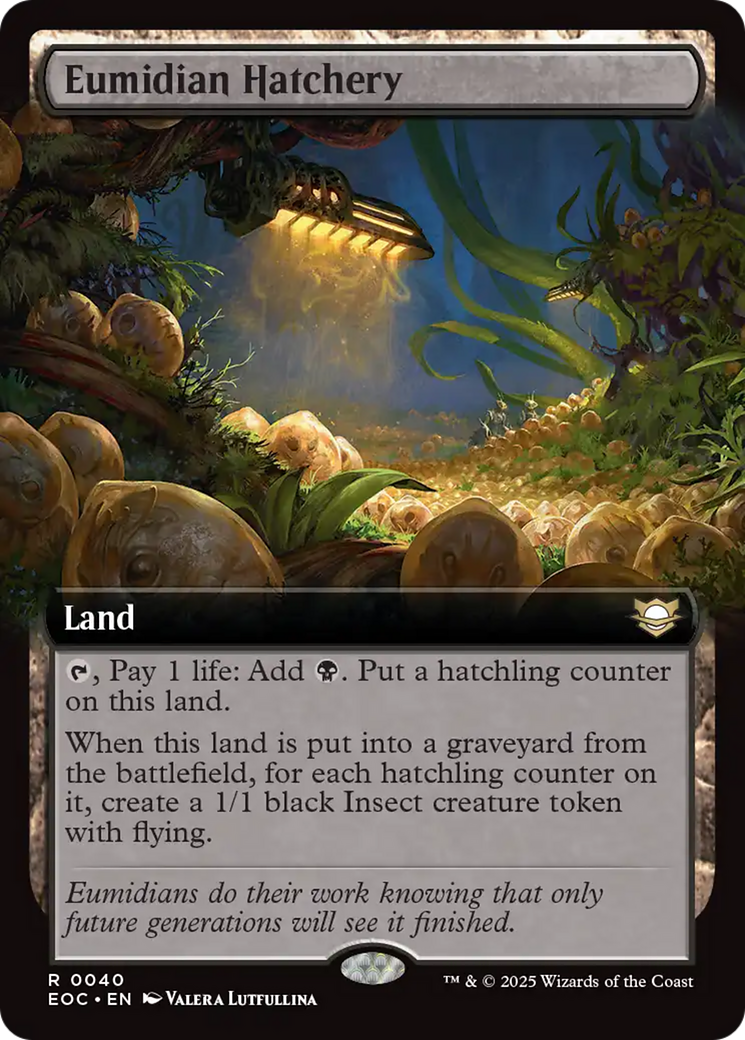 Eumidian Hatchery (Extended Art) [Edge of Eternities Commander] | Black Swamp Games