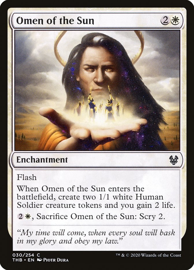 Omen of the Sun [Theros Beyond Death] | Black Swamp Games