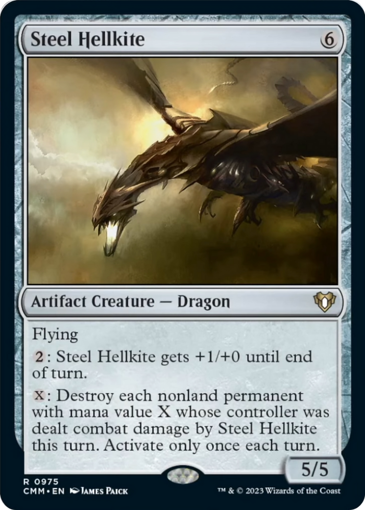 Steel Hellkite [Commander Masters] | Black Swamp Games