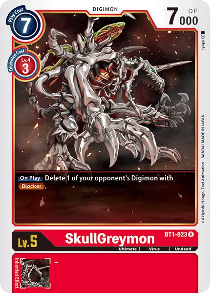 SkullGreymon [BT1-023] [Release Special Booster Ver.1.0] | Black Swamp Games