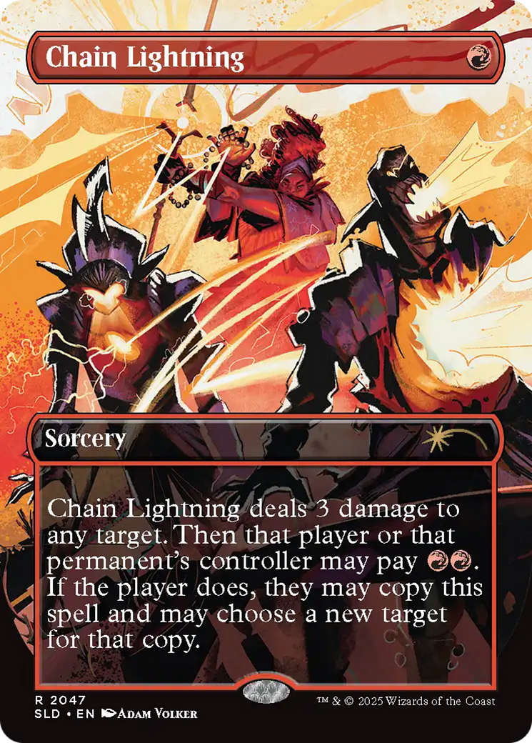 Chain Lightning (2047) (Rainbow Foil) [Secret Lair Drop Series] | Black Swamp Games