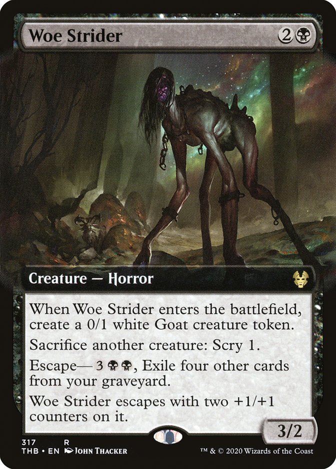 Woe Strider (Extended Art) [Theros Beyond Death] | Black Swamp Games