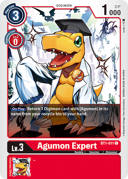 Agumon Expert [BT1-011] [Release Special Booster Ver.1.0] | Black Swamp Games