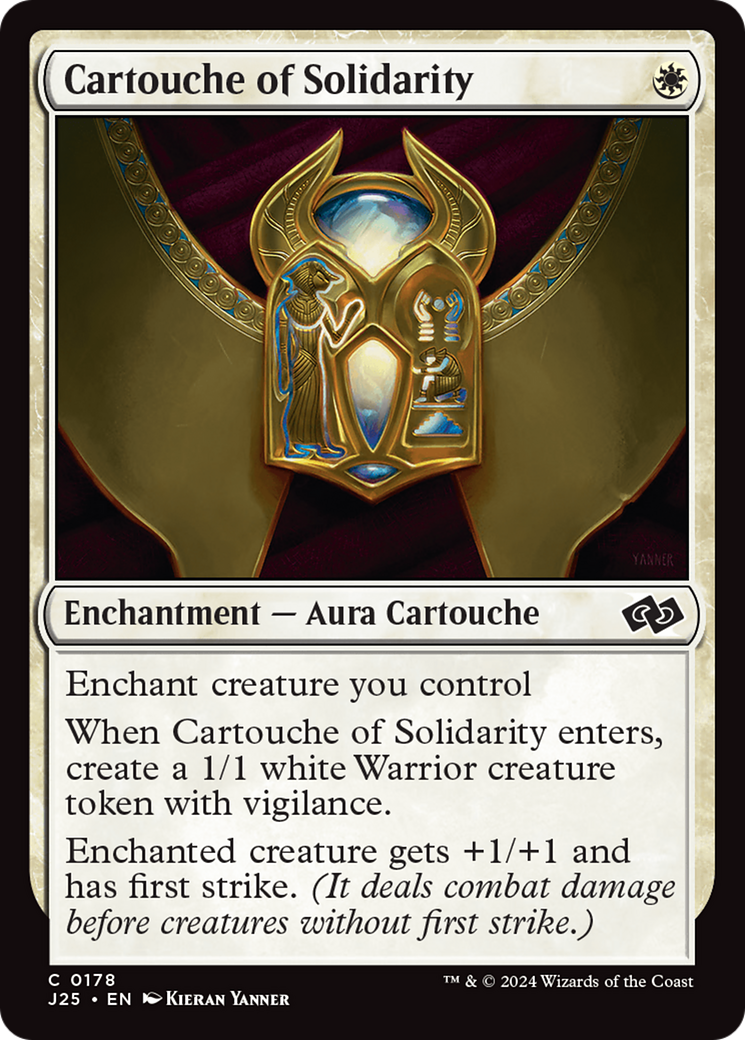 Cartouche of Solidarity [Foundations Jumpstart] | Black Swamp Games