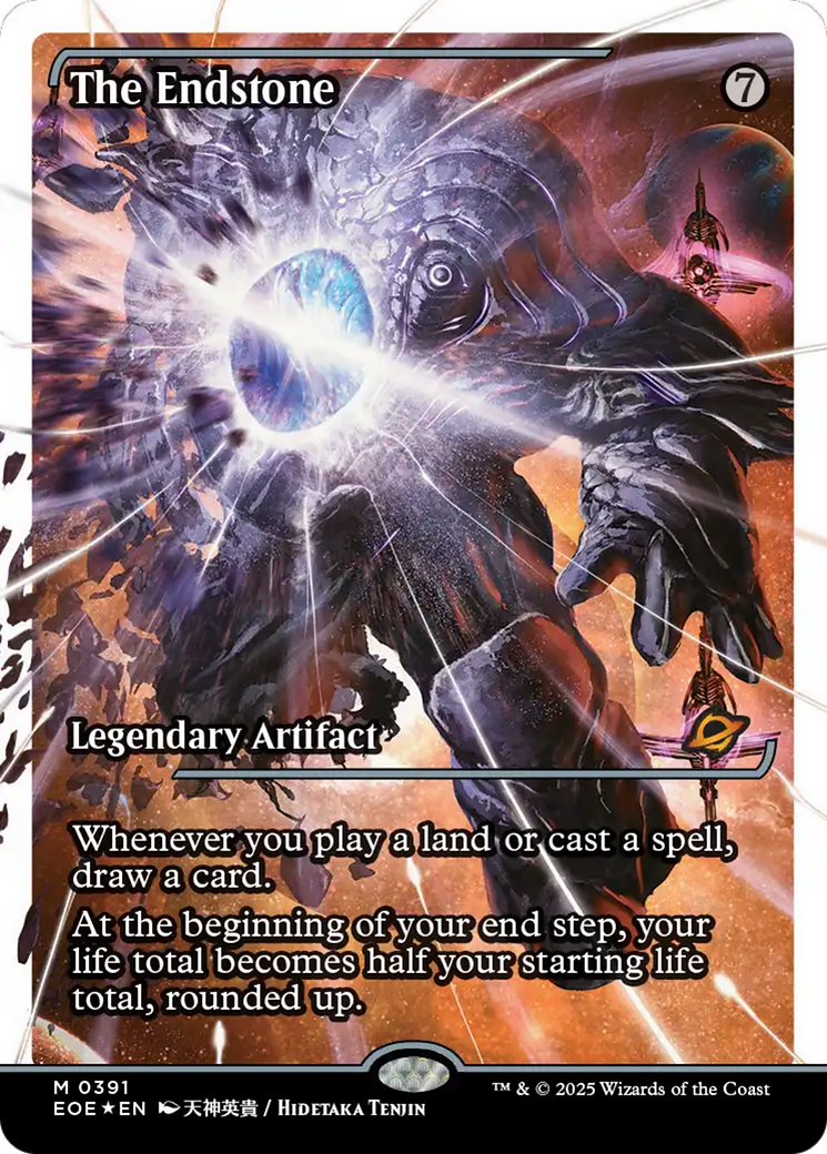The Endstone (Showcase) (Fracture Foil) [Edge of Eternities] | Black Swamp Games