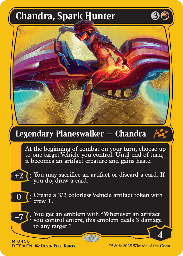 Chandra, Spark Hunter (First-Place Foil) [Aetherdrift] | Black Swamp Games