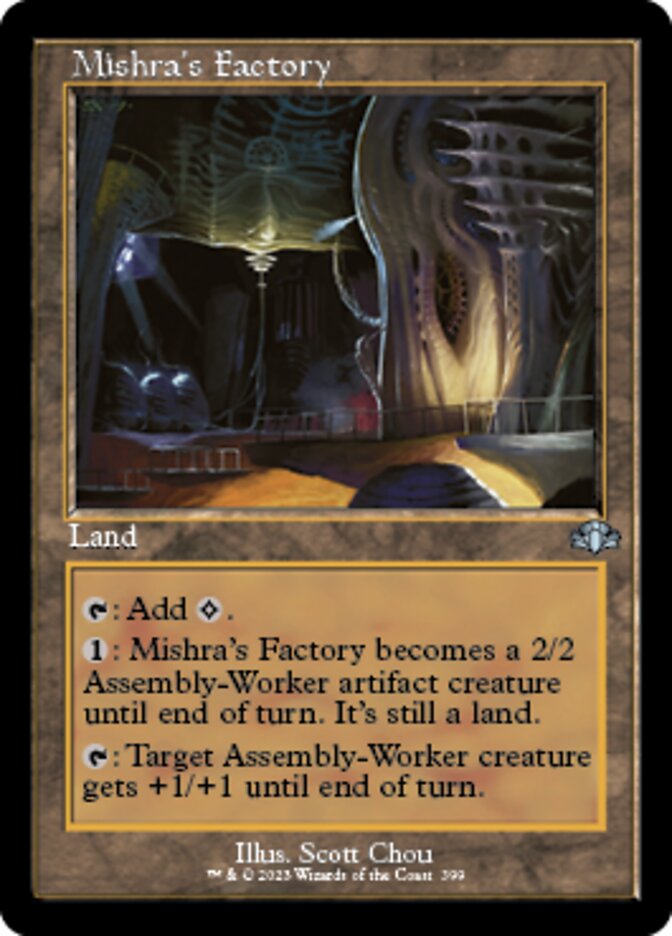 Mishra's Factory (Retro) [Dominaria Remastered] | Black Swamp Games