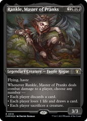 Rankle, Master of Pranks (Foil Etched) [Commander Masters] | Black Swamp Games