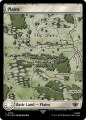 Plains (0714) (Surge Foil) [The Lord of the Rings: Tales of Middle-Earth] | Black Swamp Games