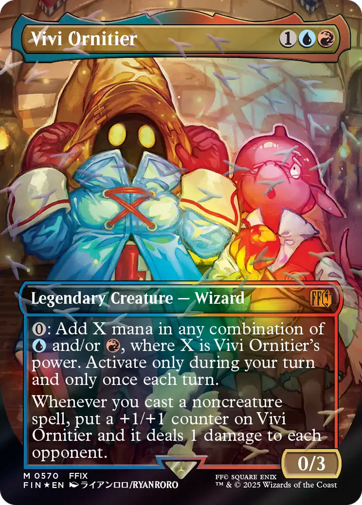 Vivi Ornitier (Borderless) (Chocobo Track Foil) [FINAL FANTASY] | Black Swamp Games