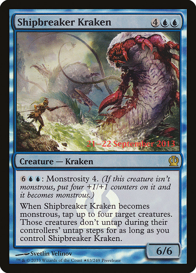 Shipbreaker Kraken [Theros Prerelease Promos] | Black Swamp Games
