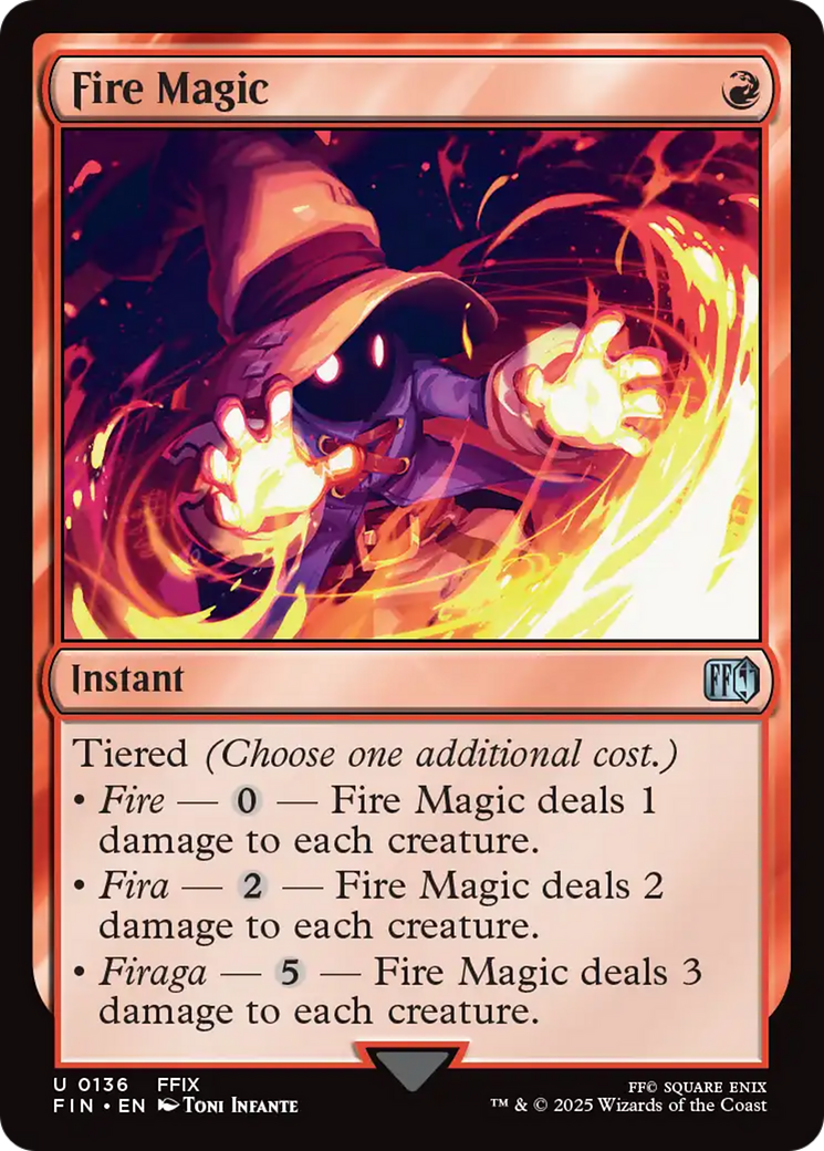 Fire Magic [FINAL FANTASY] | Black Swamp Games