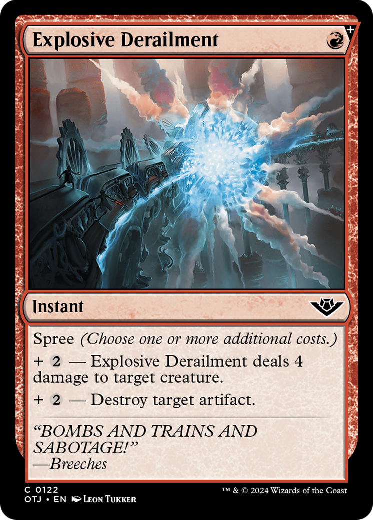 Explosive Derailment [Outlaws of Thunder Junction] | Black Swamp Games