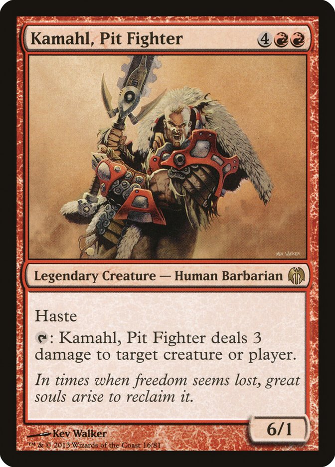 Kamahl, Pit Fighter [Duel Decks: Heroes vs. Monsters] | Black Swamp Games