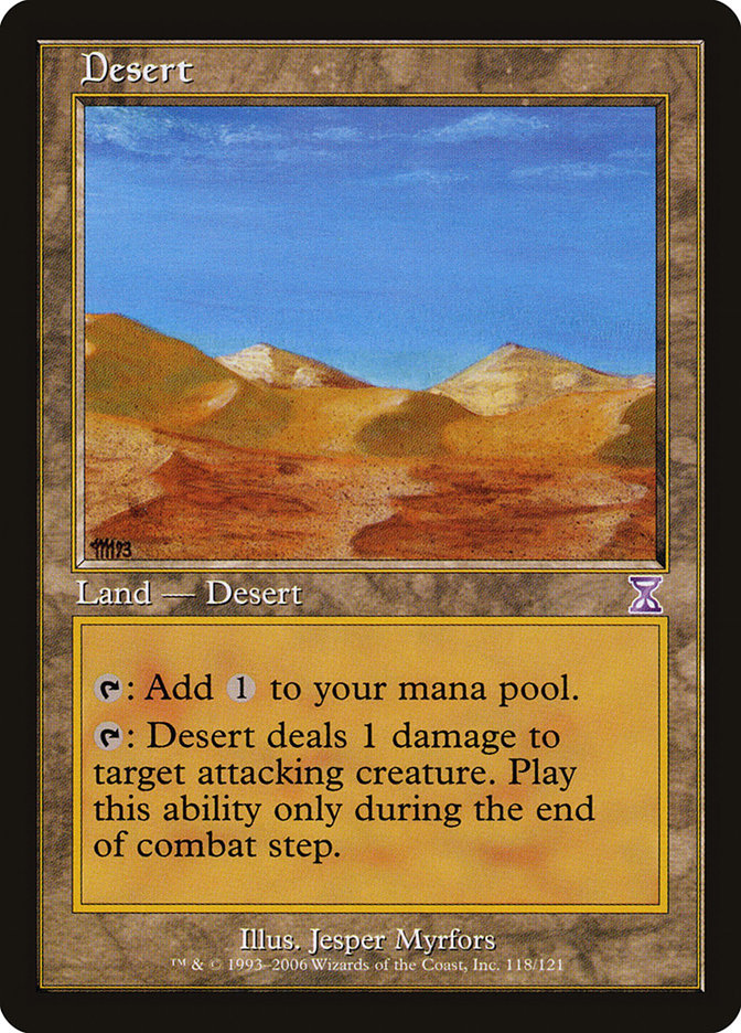 Desert [Time Spiral Timeshifted] | Black Swamp Games