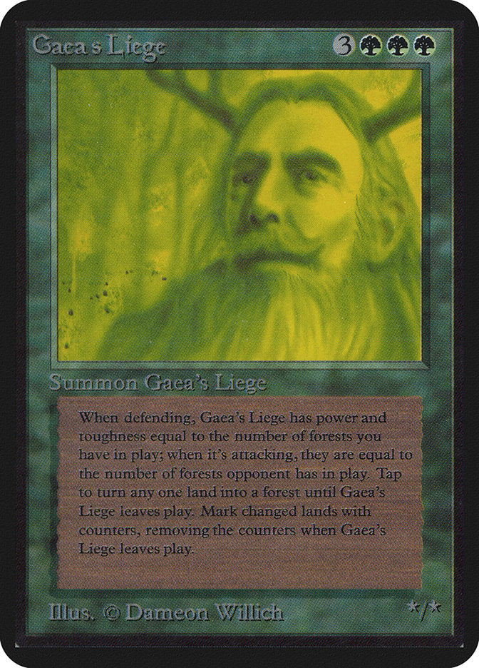Gaea's Liege [Alpha Edition] | Black Swamp Games