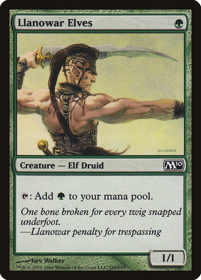 Llanowar Elves [Magic 2010] | Black Swamp Games