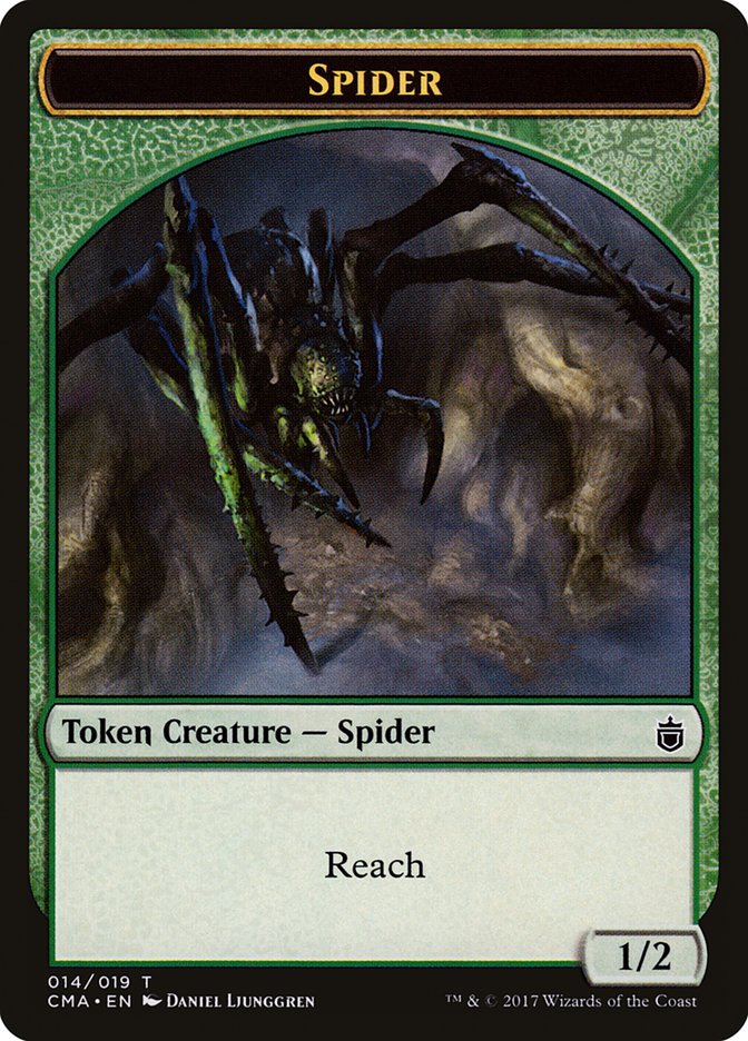 Spider Token [Commander Anthology Tokens] | Black Swamp Games