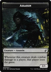 Assassin // Morph Double-Sided Token [Commander 2019 Tokens] | Black Swamp Games