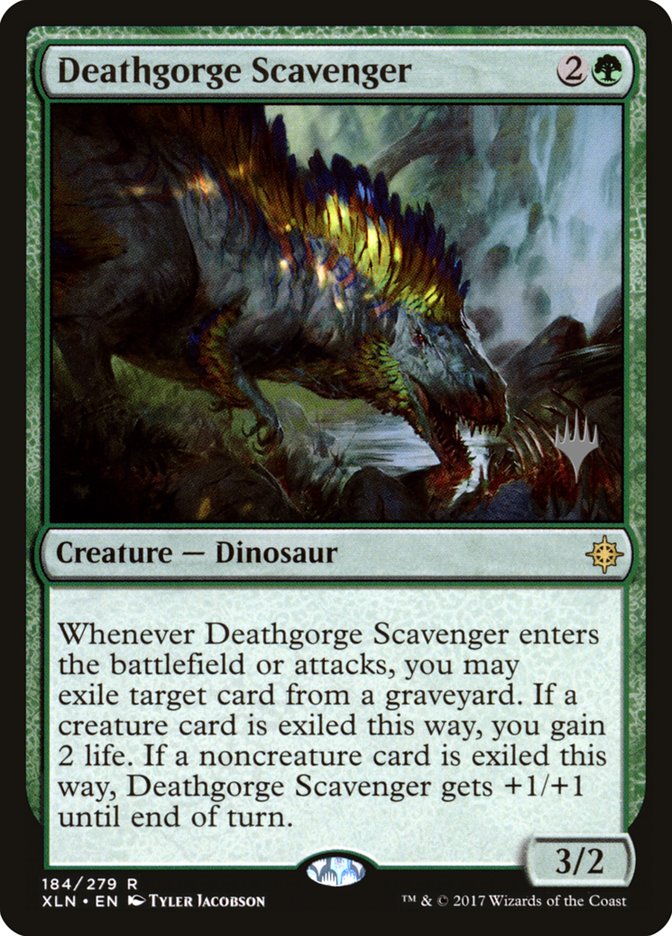 Deathgorge Scavenger (Promo Pack) [Ixalan Promos] | Black Swamp Games