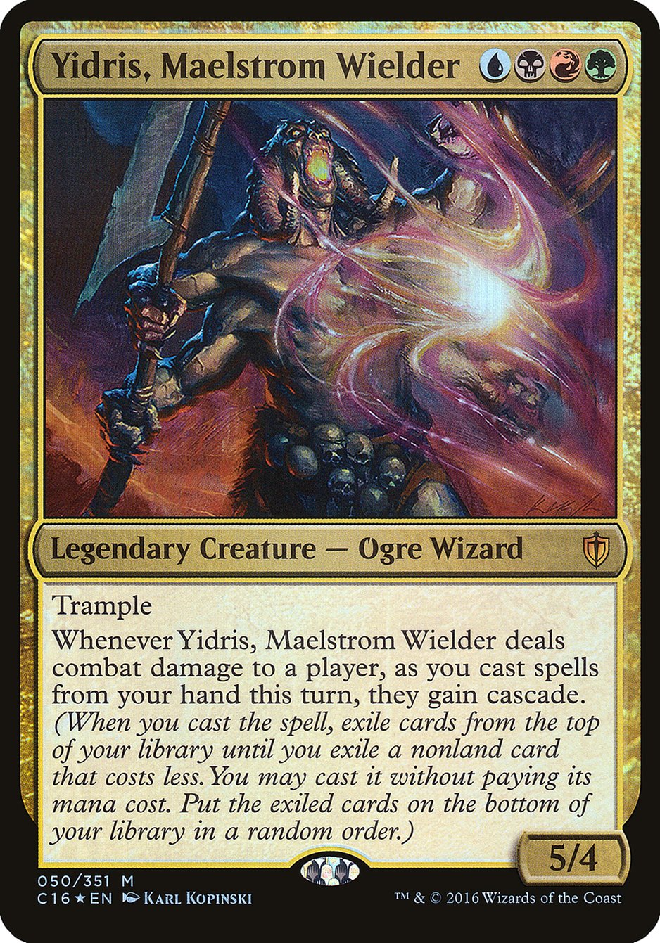 Yidris, Maelstrom Wielder (Oversized) [Commander 2016 Oversized] | Black Swamp Games